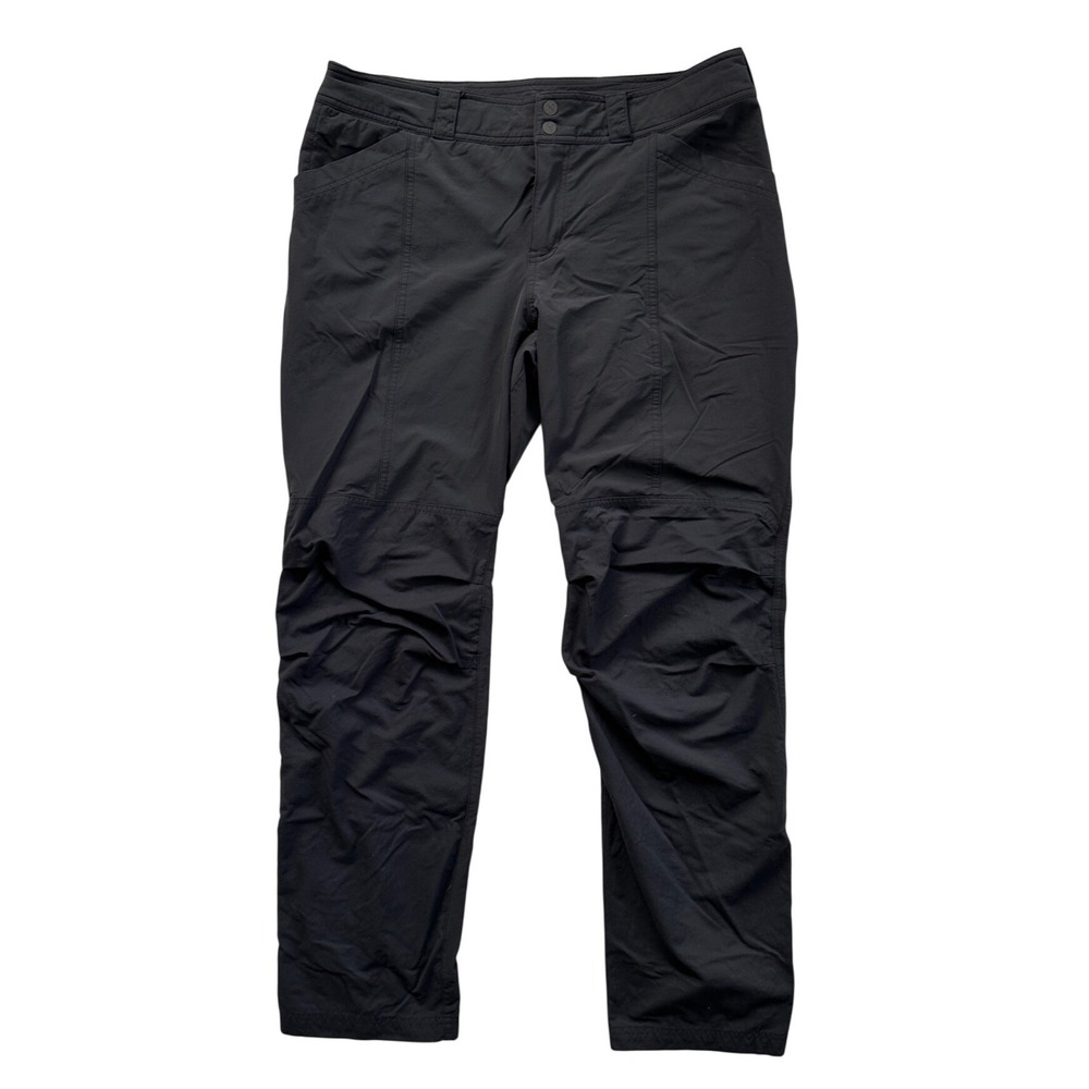 REI Co-op Hiking Pants Womens 16 Black Regular Fit Technical Outdoor Trousers